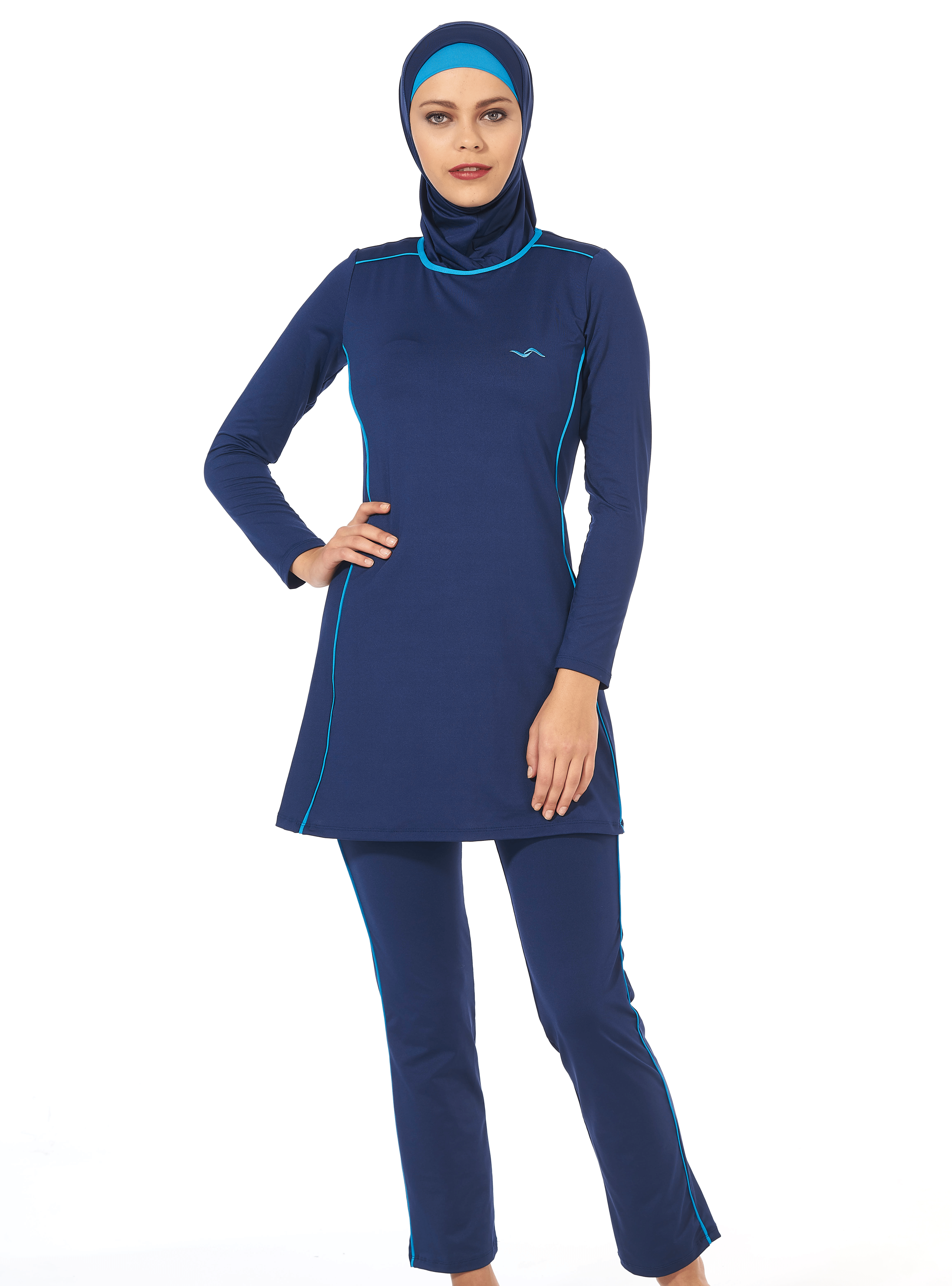 Basic burkini | Dark blue - Elif Boutique
